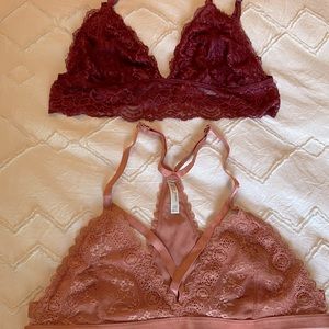 Bralette set, unpadded, medium/large